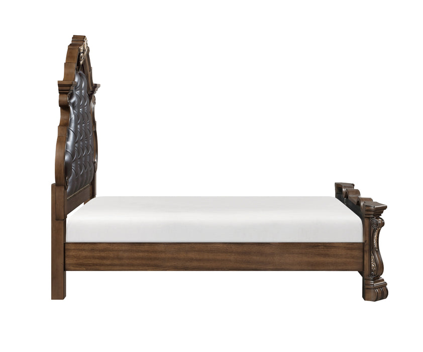 Homelegance - Gilmartin King Bed in Dark Brown - 2424K-1EK* - GreatFurnitureDeal