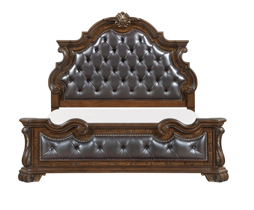 Homelegance - Gilmartin King Bed in Dark Brown - 2424K-1EK* - GreatFurnitureDeal