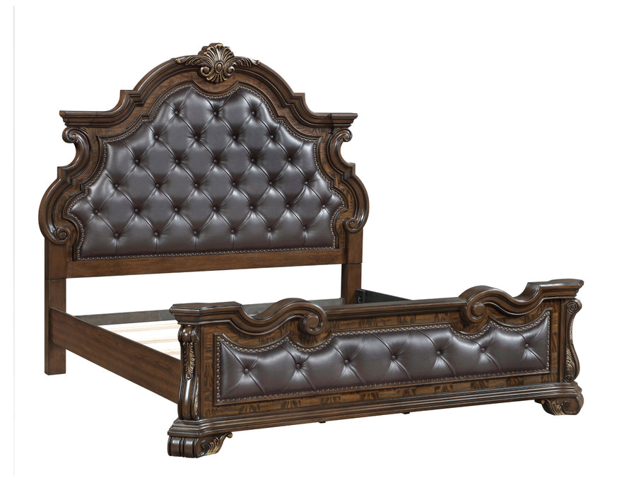Homelegance - Gilmartin King Bed in Dark Brown - 2424K-1EK* - GreatFurnitureDeal