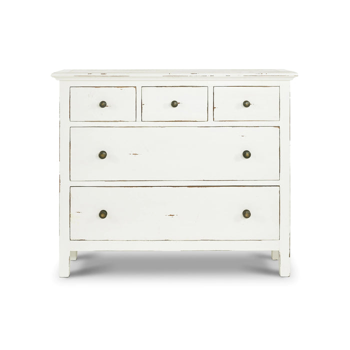 Bramble - Bennet Narrow 5 Drawer Chest - BR-24259WHD