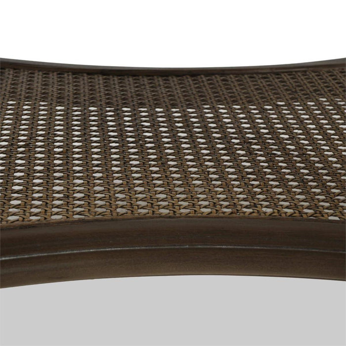 Bramble - Montego Coffee Table Small in Straw Wash w/ Rattan Glaze Shelf - 24272STW-RGZE---