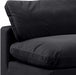 Meridian Furniture - Comfy 197" Velvet Upholstered 7 Piece Modular Sectional - 189Black-Sec7B - GreatFurnitureDeal