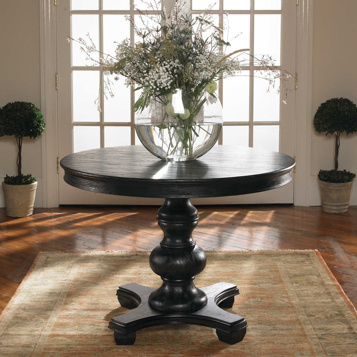 Uttermost - Brynmore Wood Grain Round Table - 24310
