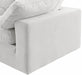 Meridian Furniture - Comfy 158" Velvet Upholstered 7 Piece Modular Sectional - 189Cream-Sec7A - GreatFurnitureDeal