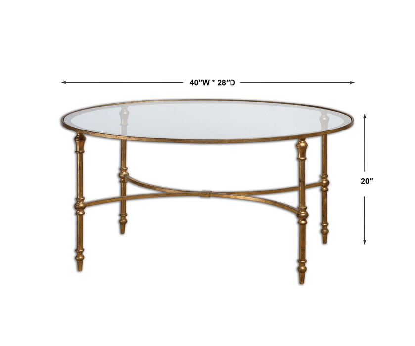 Uttermost - Vitya Glass Coffee Table - 24338 - GreatFurnitureDeal