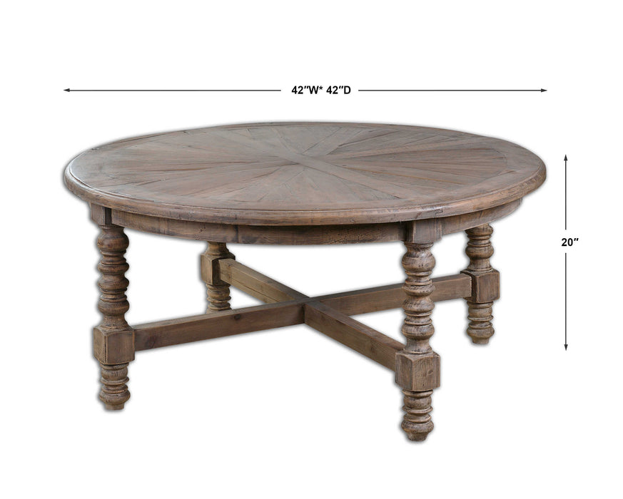 Uttermost - Samuelle Wooden Coffee Table - 24345 - GreatFurnitureDeal