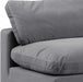Meridian Furniture - Comfy 158" Velvet Upholstered 6 Piece Modular Sectional - 189Grey-Sec6D - GreatFurnitureDeal