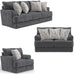 Jackson Furniture - Tyson 3 Piece Living Room Set in Slate - 244203-02-01-SLATE - GreatFurnitureDeal