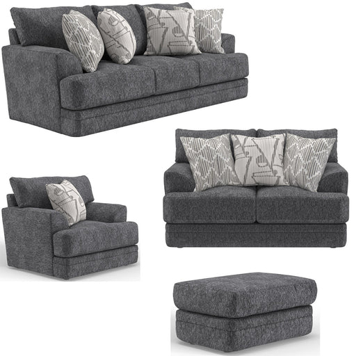 Jackson Furniture - Tyson 4 Piece Living Room Set in Slate - 244203-02-01-10-SLATE - GreatFurnitureDeal
