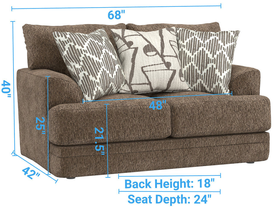 Jackson Furniture - Tyson Loveseat in Hazel - 244202-HAZEL - GreatFurnitureDeal