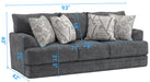 Jackson Furniture - Tyson 2 Piece Sofa Set in Slate - 244203-02-SLATE - GreatFurnitureDeal