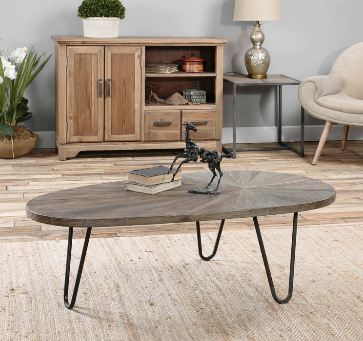 Uttermost - Leveni Wooden Coffee Table - 24459 - GreatFurnitureDeal