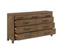 Homelegance - Matisse 5 Piece Queen Bedroom Set in Brown - 2447-1*9 - GreatFurnitureDeal
