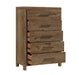 Homelegance - Matisse 5 Piece California King Bedroom Set in Brown - 2447K-1CK*9 - GreatFurnitureDeal