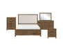 Homelegance - Matisse 5 Piece Queen Bedroom Set in Brown - 2447-1*9 - GreatFurnitureDeal