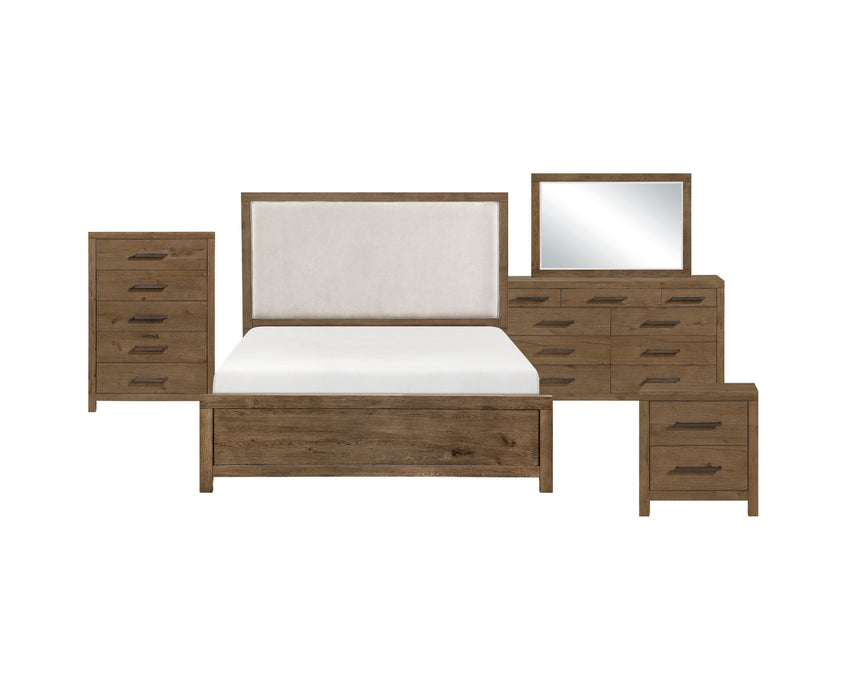 Homelegance - Matisse 5 Piece King Bedroom Set in Brown - 2447K-1EK*9 - GreatFurnitureDeal