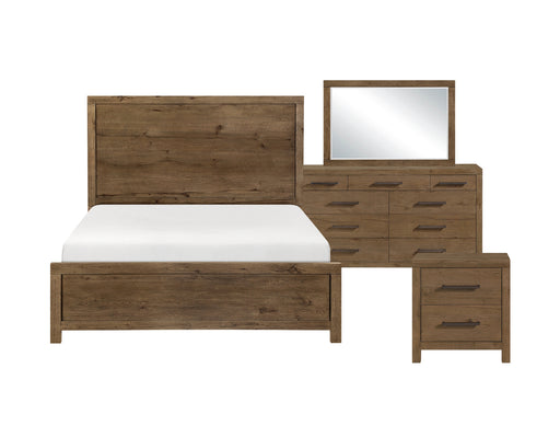 Homelegance - Matisse 4 Piece King Bedroom Set in Brown - 2447PNK-1EK*4 - GreatFurnitureDeal