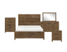 Homelegance - Matisse 5 Piece Queen Bedroom Set in Brown - 2447PN-1*9 - GreatFurnitureDeal