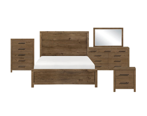 Homelegance - Matisse 5 Piece King Bedroom Set in Brown - 2447PNK-1EK*9 - GreatFurnitureDeal