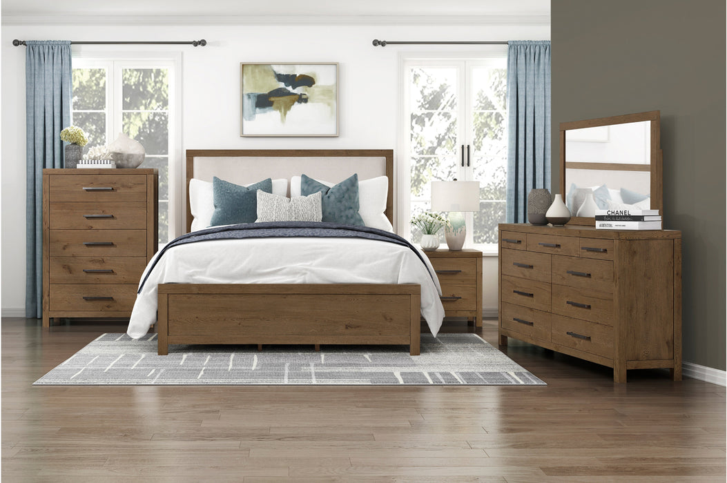 Homelegance - Matisse 5 Piece Queen Bedroom Set in Brown - 2447-1*9 - GreatFurnitureDeal