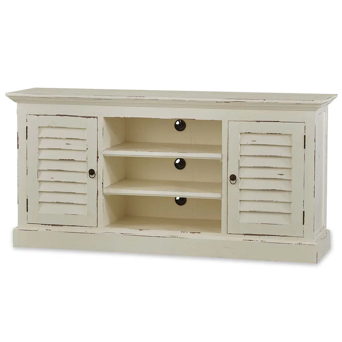 Bramble - Shutter Media Cabinet - BR-24498WHD - GreatFurnitureDeal