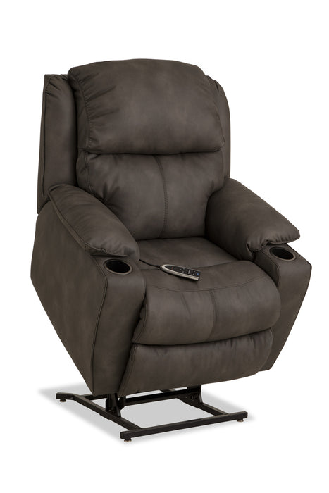 Motion Ease - Timber Zero Gravity Power Lift Chair in Pewter - 245-59-21 - GreatFurnitureDeal