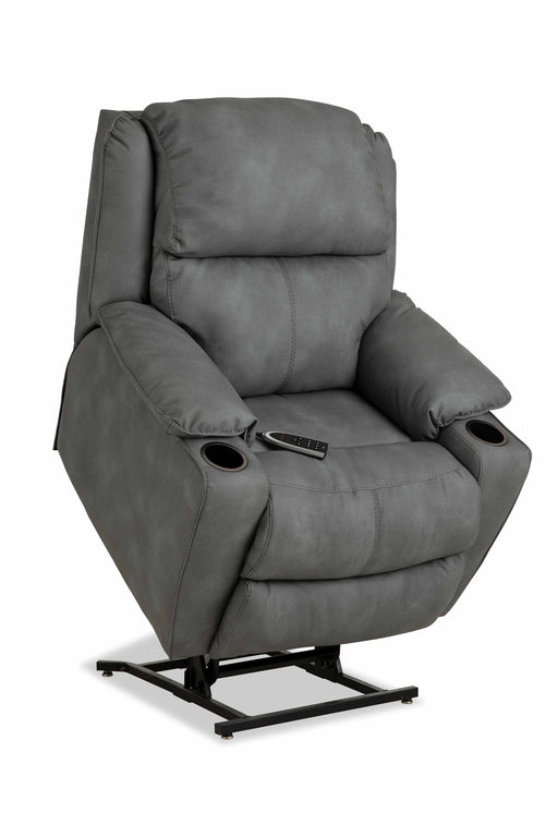 Motion Ease - Timber Zero Gravity Power Lift Chair in Grey - 245-59-62 - GreatFurnitureDeal