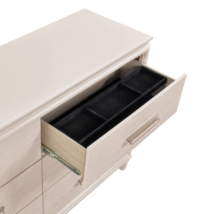 Homelegance - Cotterill 3 Piece California King Bedroom Set in White - 2451K-1CK-3SET - GreatFurnitureDeal