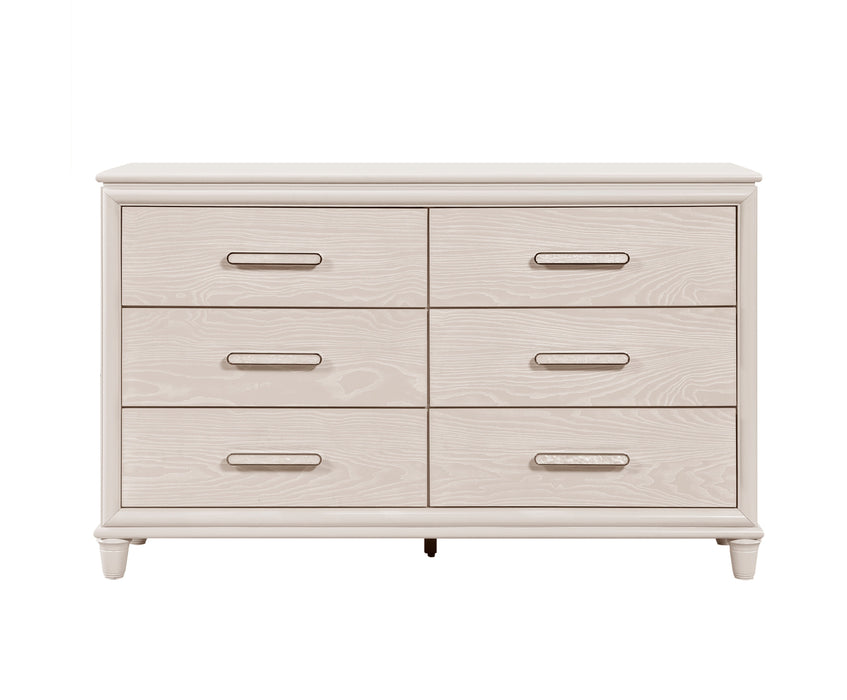 Homelegance - Montrose 4 Piece King Bedroom Set in White - 2451K-1EK*4 - GreatFurnitureDeal