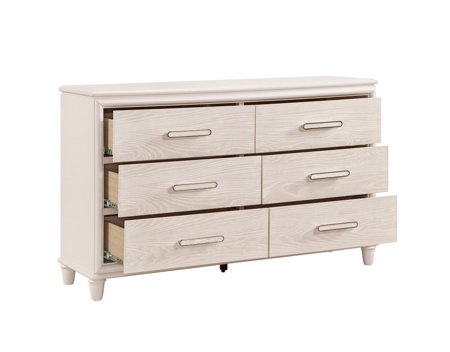 Homelegance - Montrose 4 Piece California King Bedroom Set in White - 2451K-1CK*4 - GreatFurnitureDeal