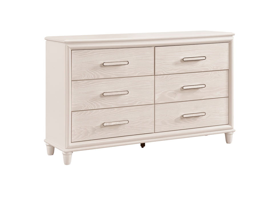 Homelegance - Montrose 5 Piece Queen Bedroom Set in White - 2451-1*9 - GreatFurnitureDeal