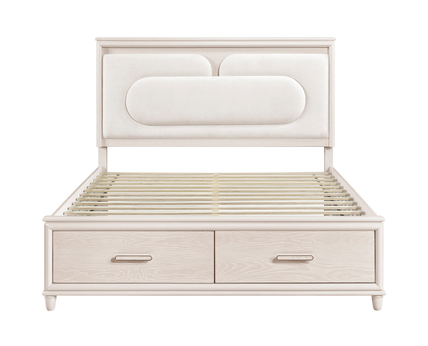 Homelegance - Montrose 3 Piece King Bedroom Set in White - 2451K-1EK*3 - GreatFurnitureDeal