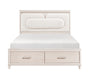 Homelegance - Montrose 5 Piece California King Bedroom Set in White - 2451K-1CK*9 - GreatFurnitureDeal