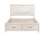Homelegance - Montrose 5 Piece King Bedroom Set in White - 2451K-1EK*9 - GreatFurnitureDeal