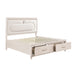 Homelegance - Cotterill 3 Piece Queen Bedroom Set in White - 2451-1-3SET - GreatFurnitureDeal