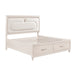 Homelegance - Cotterill 5 Piece Queen Bedroom Set in White - 2451-1*9 - GreatFurnitureDeal