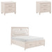 Homelegance - Cotterill 3 Piece Queen Bedroom Set in White - 2451-1-3SET - GreatFurnitureDeal