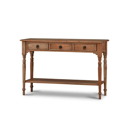 Bramble - Tucker 3 Drawer Sofa Table w/ Shelf - BR-24543 - GreatFurnitureDeal