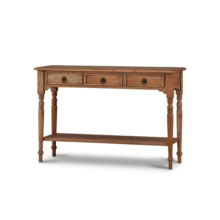 Bramble - Tucker 3 Drawer Sofa Table w/ Shelf - BR-24543 - GreatFurnitureDeal