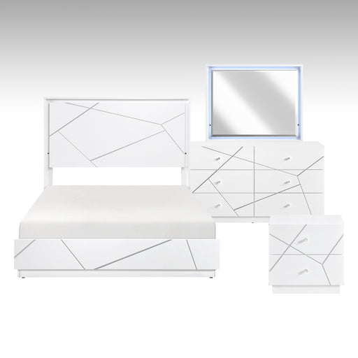 Homelegance - Orlo California King Bed in White - 2455NWHK-1CK* - GreatFurnitureDeal