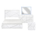 Homelegance - Orlo 4 Piece Queen Bedroom Set in White - 2455-1*4 - GreatFurnitureDeal