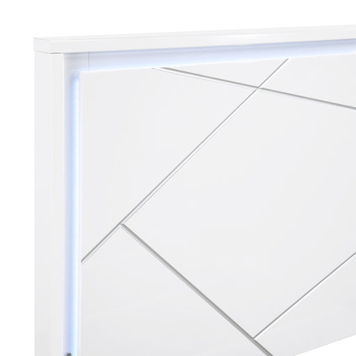 Homelegance - Orlo 5 Piece California King Bedroom Set in White - 2455K-1CK-5SET - GreatFurnitureDeal