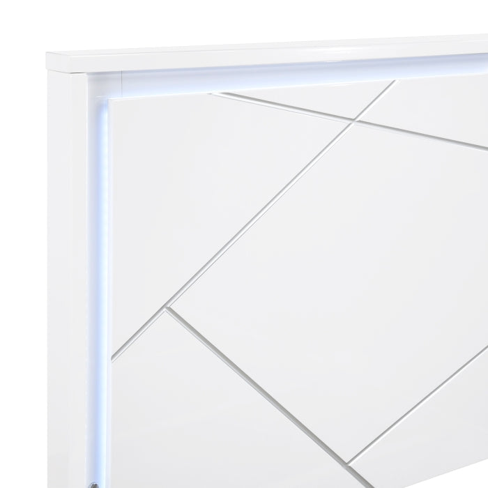 Homelegance - Orlo 3 Piece King Bedroom Set in White - 2455K-1EK-3SET - GreatFurnitureDeal