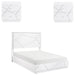 Homelegance - Orlo 3 Piece California King Bedroom Set in White - 2455K-1CK-3SET - GreatFurnitureDeal