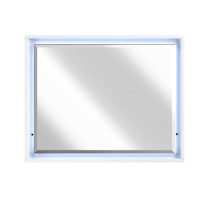 Homelegance - Orlo 6 Piece California King Bedroom Set in White - 2455K-1CK-6SET - GreatFurnitureDeal