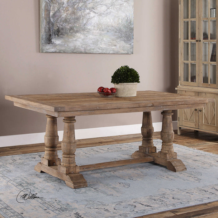 Uttermost -  Stratford Salvaged Wood Dining Table - 24557 - GreatFurnitureDeal