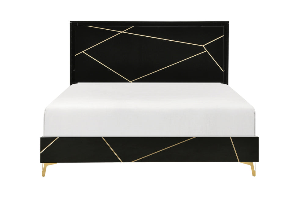 Homelegance - Orlo 3 Piece King Bedroom Set in Black - 2455NBKK-1EK*3