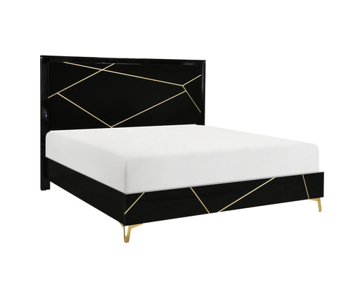 Homelegance - Orlo Full Bed in Black - 2455NBKF-1* - GreatFurnitureDeal