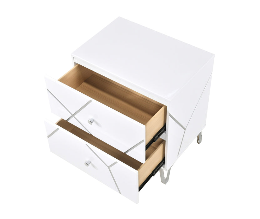 Homelegance - Orlo 5 Piece Full Bedroom Set in White - 2455NWHF-1*9