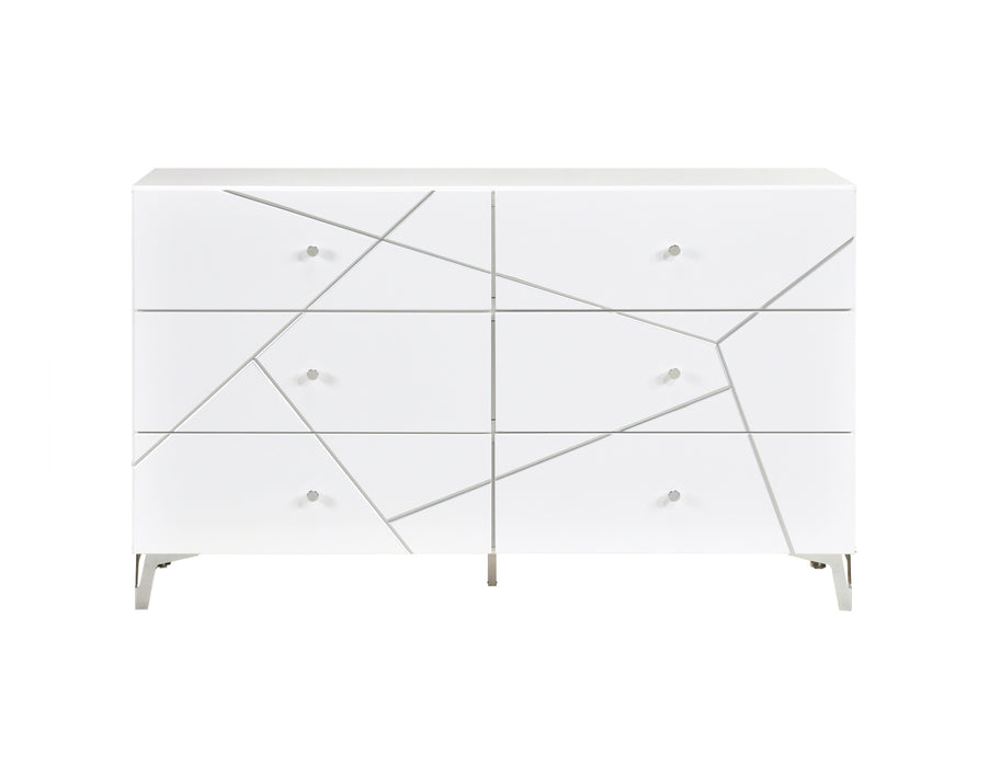 Homelegance - Orlo 4 Piece Full Bedroom Set in White - 2455NWHF-1*4